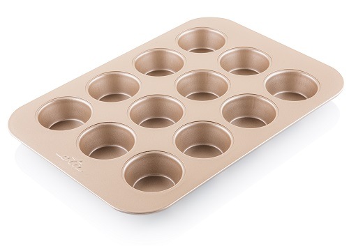Forma na muffiny ETA 7973 90000, zlatá