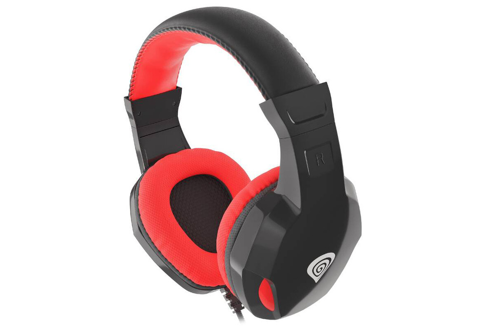 Headset Genesis ARGON 110 čierna/červená