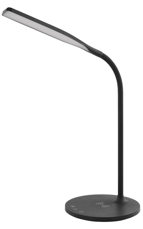 Stolná lampa EMOS OSCAR, 360 lm, stmievanie, 5,5 W, studená/teplá/neutrálna biela čierna