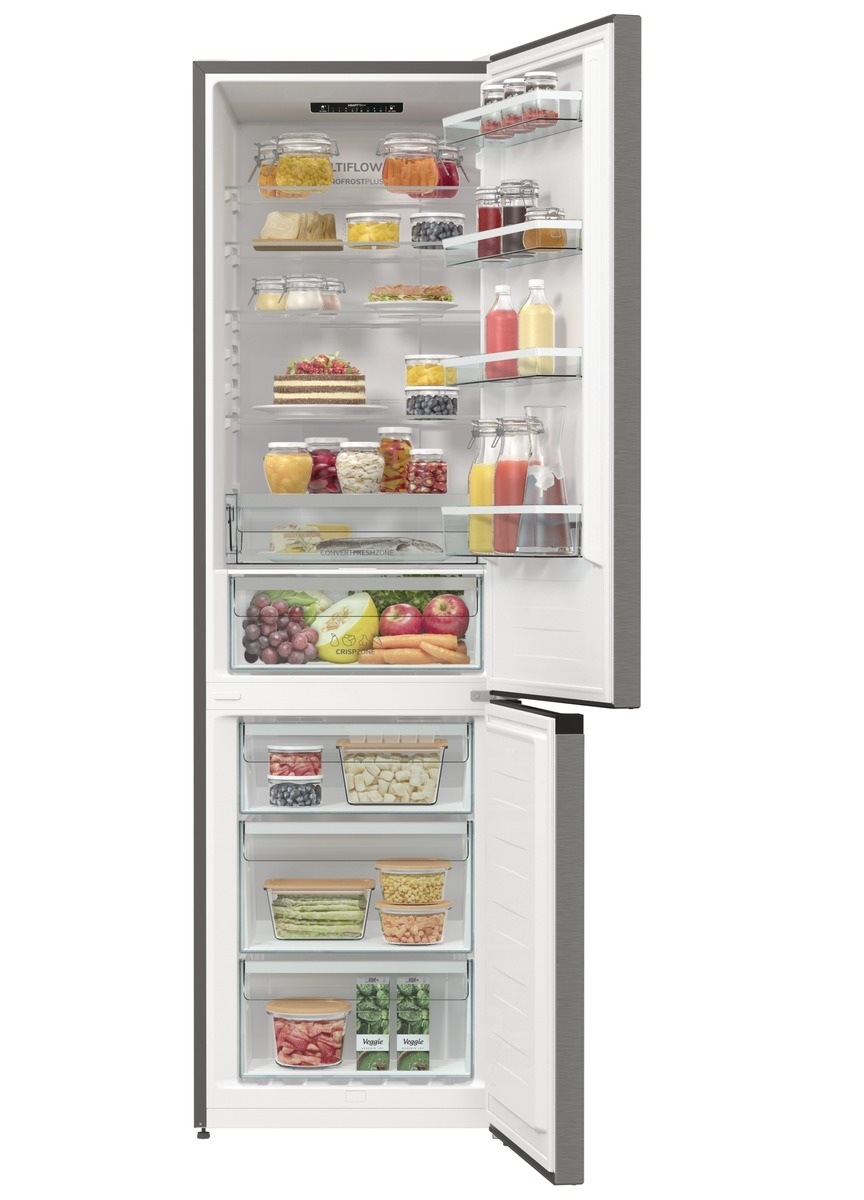 Chladnička s mrazničkou Gorenje G600 N62CS2XL4 nerez Kombinovaná chladnička Gorenje N62CS2XL4, nerez, AdaptTech technológia zaisťuje úsporu energií a napomáha k predĺženiu čerstvosti potravín