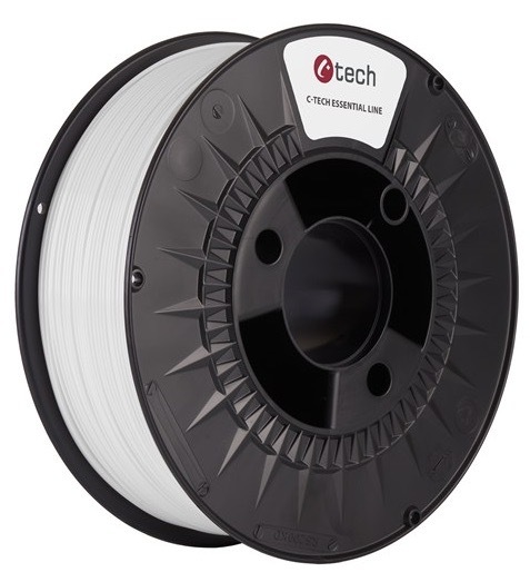 Tlačová struna C-Tech s priemerom 1,75 mm, biela farba