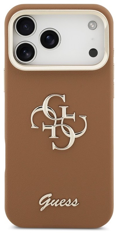 Kryt na mobil Guess, pre Apple iPhone 17 Pro Max, hnedá farba