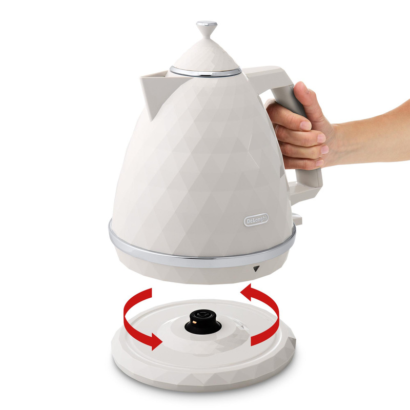 Rýchlovarná kanvica De'Longhi Brillante KBJX2001.W biela rýchlovarňa_konvice_delonghi