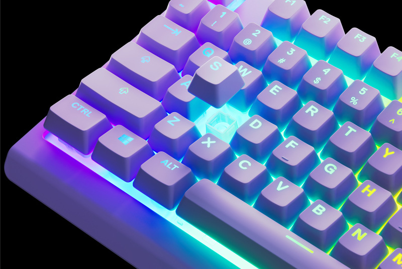Klávesnica SteelSeries Apex 3 TKL US fialová Klávesnica SteelSeries Apex 3 TKL US fialová