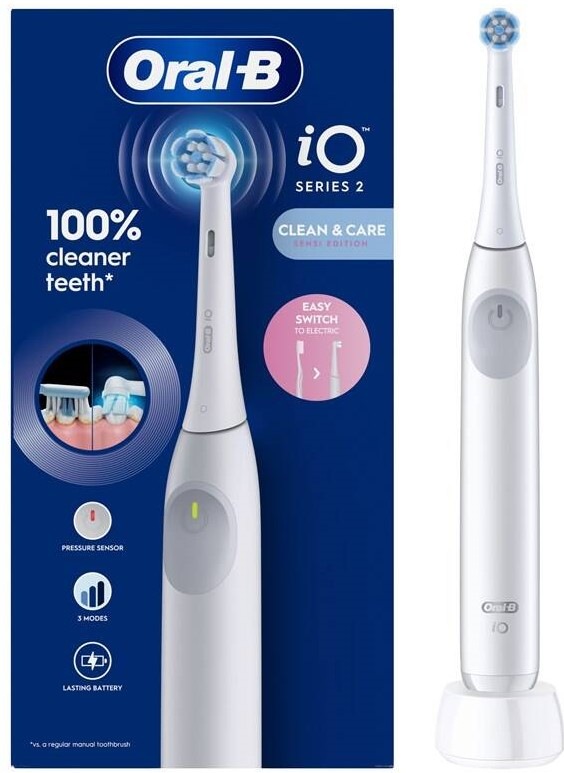 Zubná kefka Oral-B iO Series 2 White Sensi biela