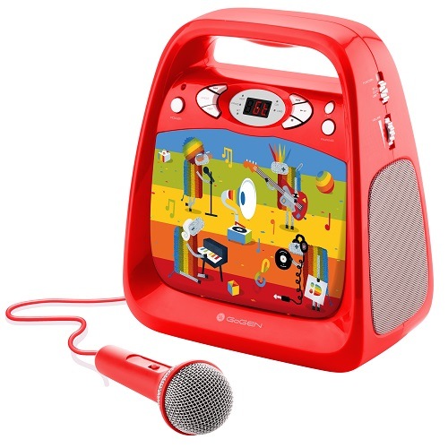 CD prehrávač GoGEN DÉČKO KARAOKE R červený