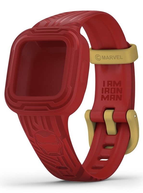 Remienok Garmin vívofit junior3 - Marvel Iron-Man červený