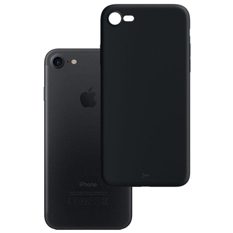 3mk Matt Case na Apple iPhone 7/8/SE (2020/2022), čierna