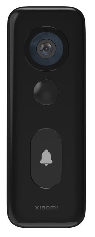 Kvalitný videozvonček Xiaomi s ultraširokouhlým objektívom, funkcia zmeny hlasu, čierna farba