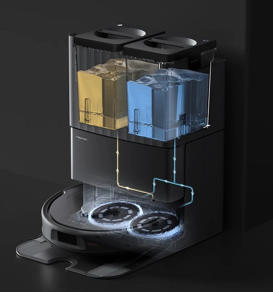 Robotický vysávač Roborock Qrevo S Black čierny Robotický vysávač Roborock Qrevo S Black čierny