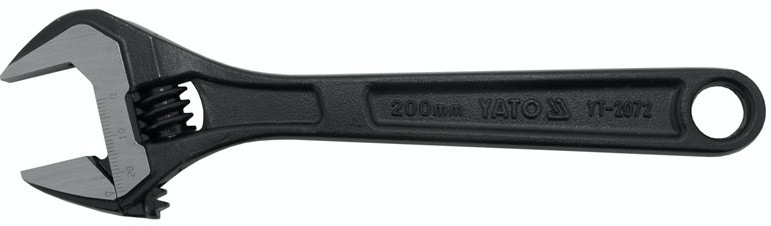 Nastaviteľný kľúč YATO YT-2072 s dĺžkou 200 mm