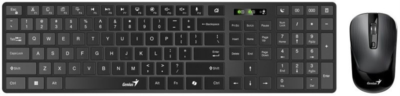 Klávesnica s myšou Genius SlimStar 8250 umožní duálne pripojenie periférií