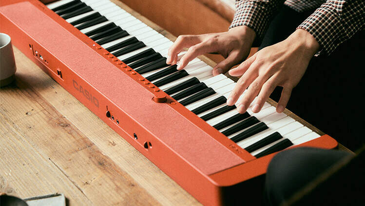 Elektronické klávesy Casio CT S1 RD červená Elektronické klávesy Casio CT S1 RD červená