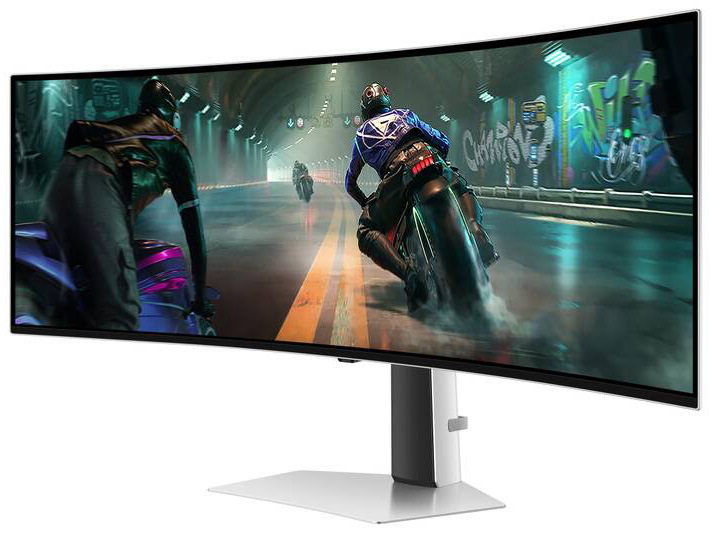Herný monitor Samsung Odyssey OLED G9 strieborný