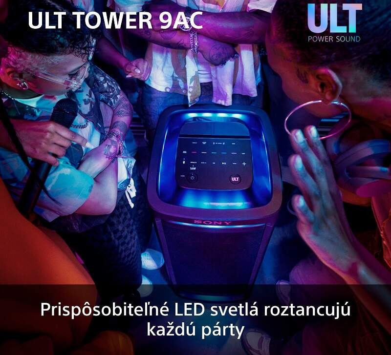 Párty reproduktor Sony ULT TOWER 9 AC čierny Párty reproduktor Sony ULT TOWER 9 AC čierny