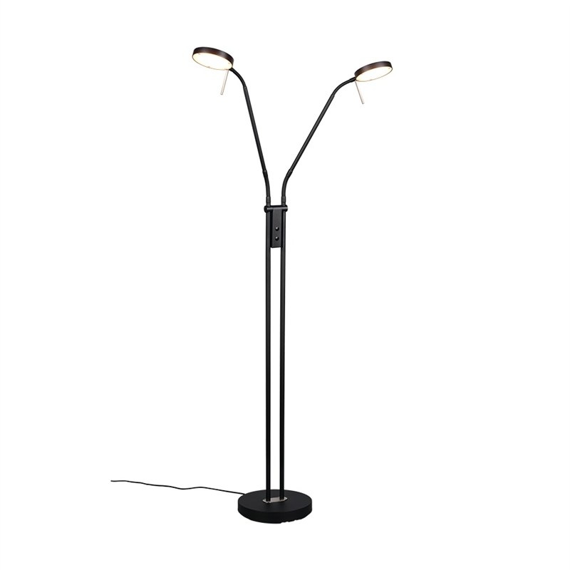 Stojacia lampa TRIO 423310232 MONZA poskytuje výkon 2× 12 W