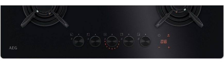 Plynová varná platňa AEG Mastery HKB75453NB čierna