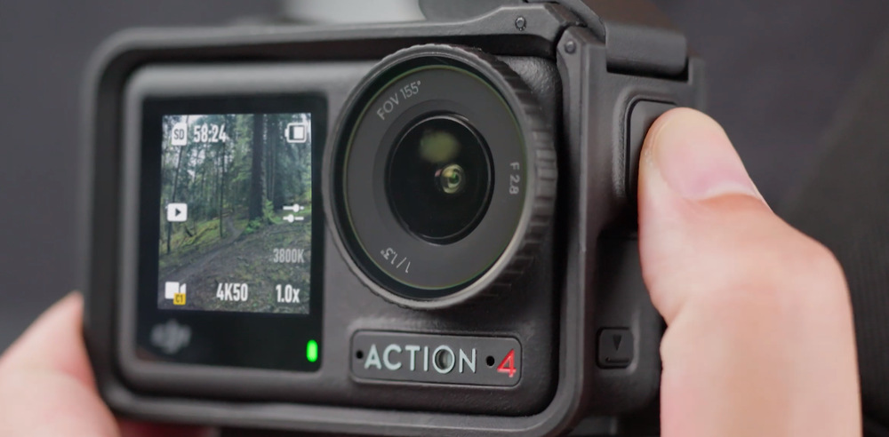 Outdoorová kamera DJI Osmo Action 4 Adventure Combo sivý Outdoorová kamera DJI Osmo Action 4 Adventure Combo sivý