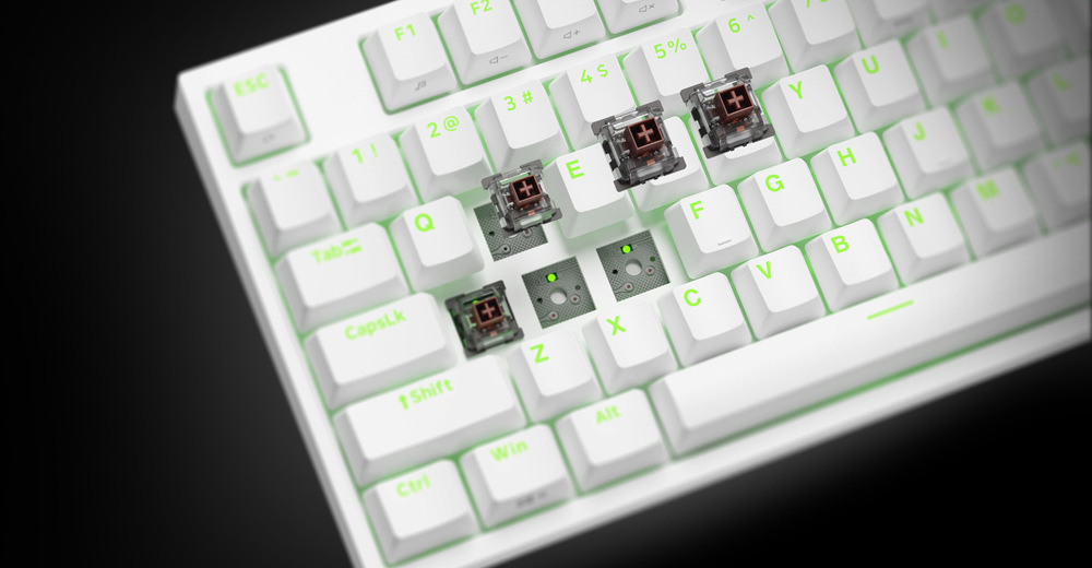 Klávesnica Genesis THOR 404 TKL, RGB, US layout, Kailh Box Brown V2 čierna Genesis THOR 404 RGB US Kailh Box Brown V2