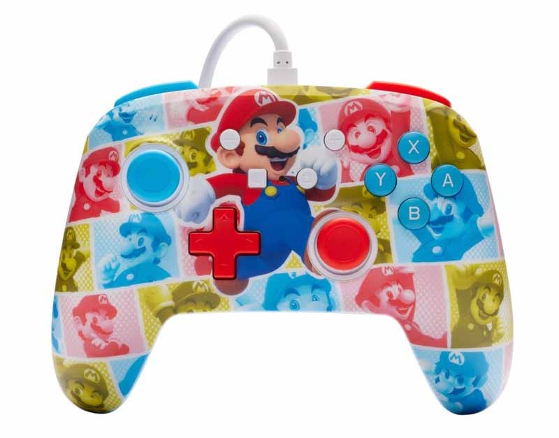 Gamepad PowerA Enhanced Wired Controller na Nintendo Switch - Super Mario - Mario Hero Reel PowerA Enhanced Wired pre Nintendo Switch - Super Mario . Mario Hero Reel