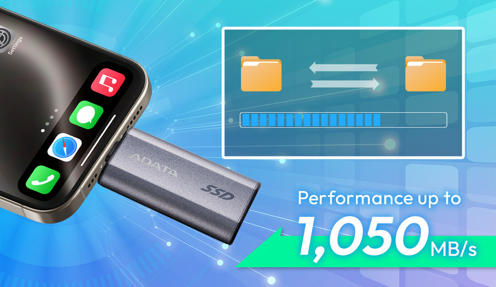 SSD externý ADATA SC750 1000GB čierny ADATA SC750