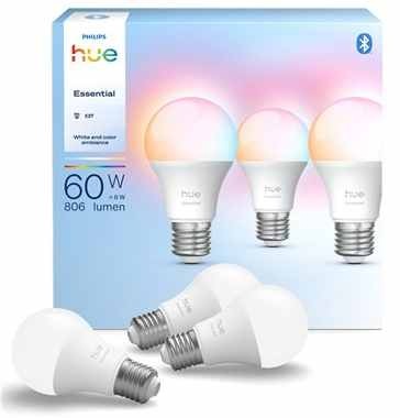 Balenie chytrých žiaroviek Philips.