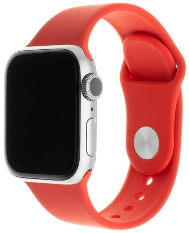 Remienok FIXED Silicone Strap na Apple Watch 42/44/45/49 mm červený