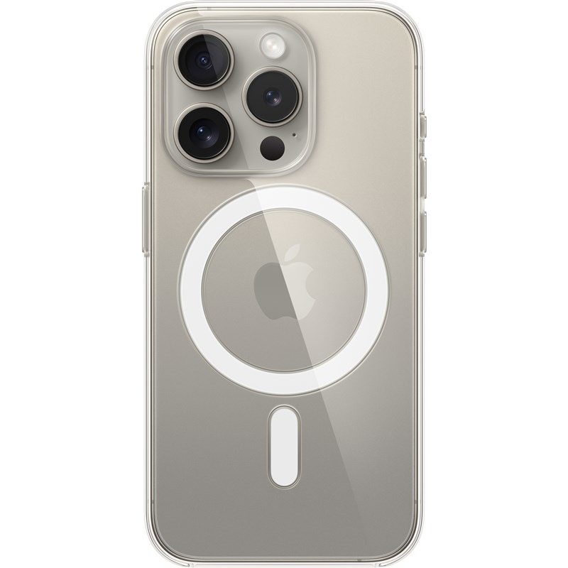 Kryt na mobil Apple Clear Case s MagSafe pre iPhone 15 Pro