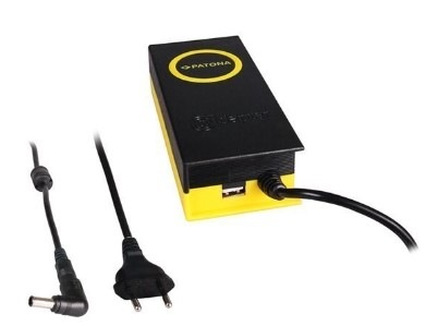 Sieťový adaptér PATONA pre notebooky Sony, Dell, 19,5 V, 4,7 A, 90 W, konektor 6,5 x4, 4mm, výstup USB