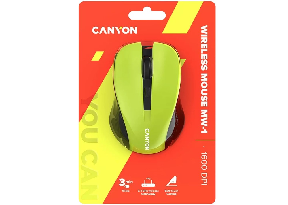 Myš Canyon CMSW1 žltá