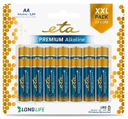 ETA Premium Alkaline AA, 14 kusov