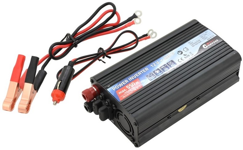 Menič napätia Compass 07111 12/230V 550W + USB