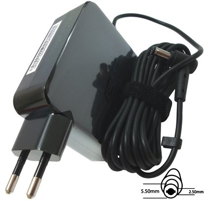Sieťový adaptér Asus 65W 19V 2P W/O CORE s EU plugem Sieťový adaptér Asus 65W 19V 2P W/O CORE s EU plugem