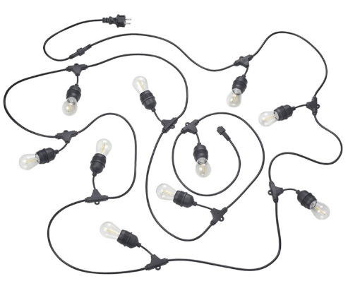 Párty osvetlenia Reality Chain, 10x E27 LED, 6,5m