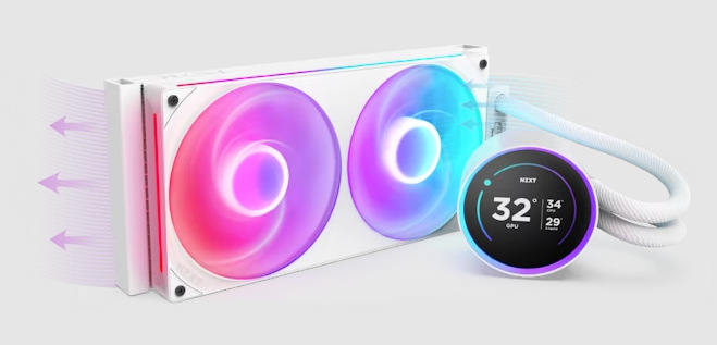 Vodný chladič NZXT Kraken Elite 280 RGB white Vodný chladič NZXT Kraken Elite 280 RGB white