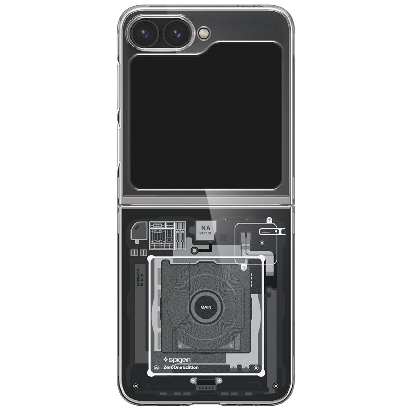 Kryt na mobil Spigen Air Skin Zero One na Samsung Galaxy Z Flip6/7 FE priehľadný