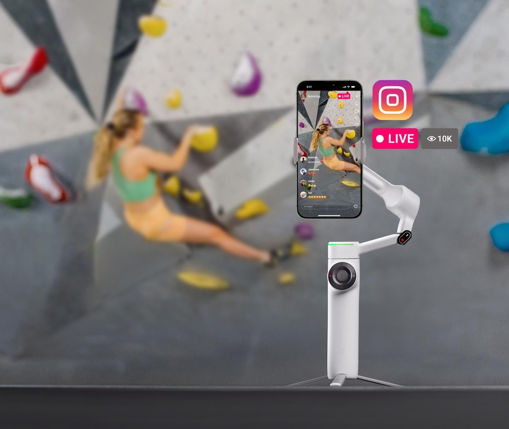 Stabilizátor Insta360 Flow 2 Pro Combo biely Stabilizátor Insta360 Flow 2 Pro Combo biely
