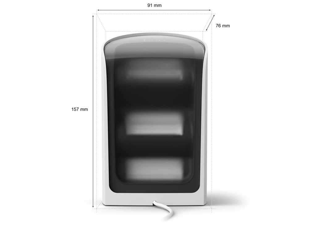Stolové svietidlo Philips Hue Wall washer, 20W, EU/UK, White and Color Gradient (2 ks) biela Lampička Philips Hue Wall washer s konkrétnymi rozmermi
