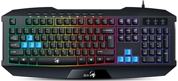 Herná klávesnica Genius GX GAMING Scorpion K215 s CZ/SK layoutom