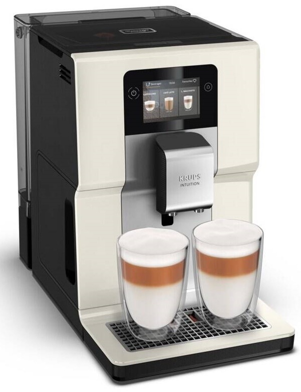Automatický kávovar Krups Intuition Preference EA872A10 čierny/krémový