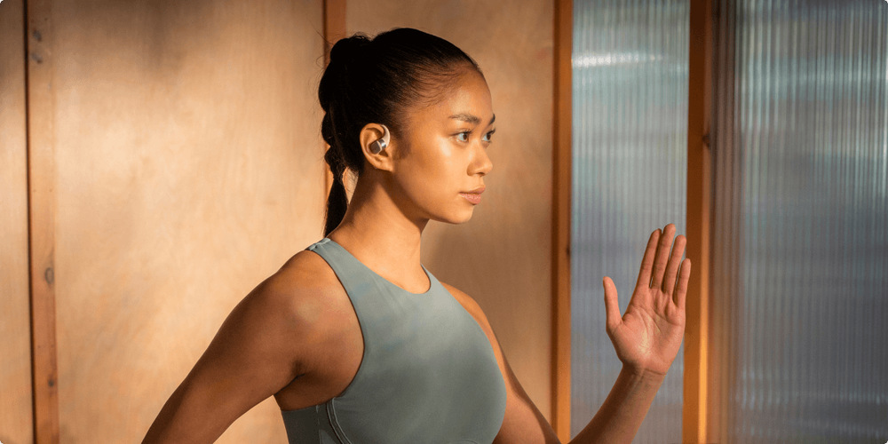 Slúchadlá Shokz OpenFit čierna Slúchadlá Shokz OpenFit čierna