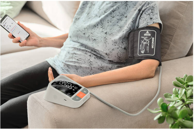 Tlakomer na pažu Sencor SBP 1500WH biely Tlakomer na pažu Sencor SBP 1500WH biely