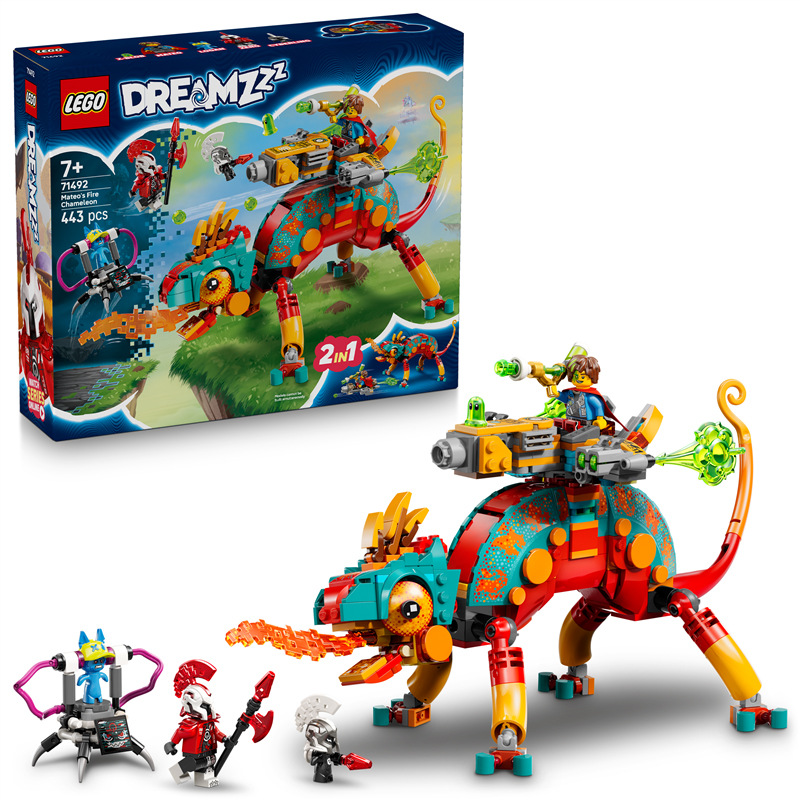 Stavebnica LEGO® DREAMZzz™ 71492 Mateo a jeho ohnivý chameleón