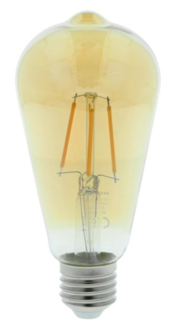 Teslá ST64 vintage, E27, 4,2 W, teplá biela (CB274224-1)