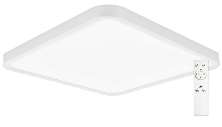 LED stropné svietidlo Top Light Revit H40B RC, 36, 3600lm, s diaľkovým ovládačom, stmievanie, teplá/neutrálna/studená biela biele