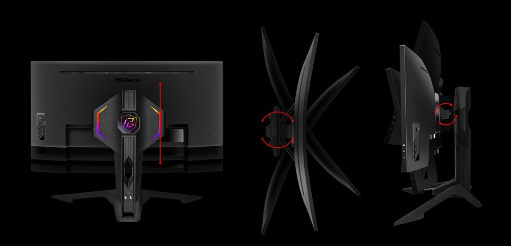 Herný monitor ASRock Phantom Gaming PG34QRT3A čierny ASRock PG34QRT3A