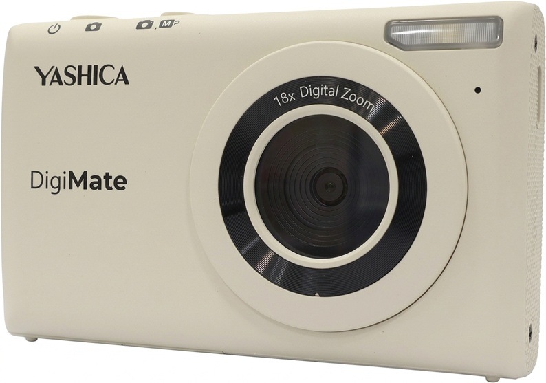 Kompaktný fotoaparát Yashica DigiMate, béžová farba
