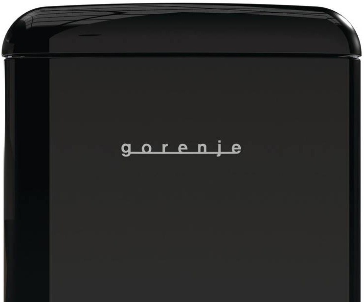 Chladnička s mrazničkou Gorenje Retro ONRK619DBK-L čierna