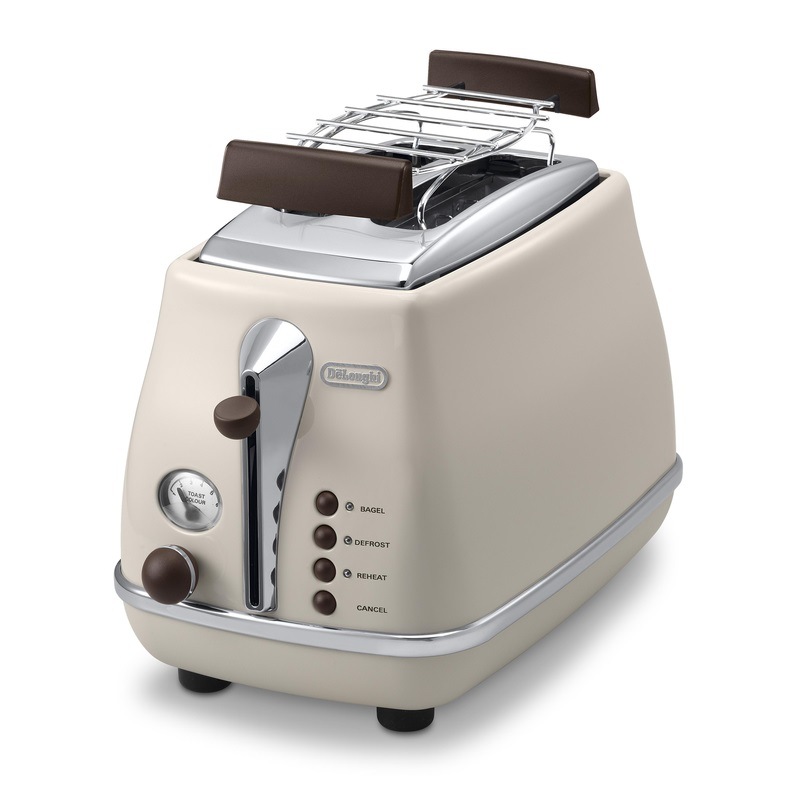 Hriankovač De'Longhi Icona Vintage CTOV2103.BG béžový Hriankovač De'Longhi Icona Vintage CTOV 2103.BG dvojštrbinový