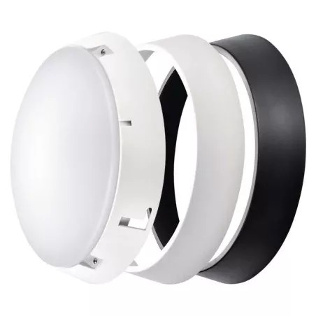 LED stropné svietidlo EMOS Zuri, kruh, 14W, neutrálna biela čierne/biele LED stropné svietidlo EMOS Zuri, kruh, 14W, neutrálna biela čierne/biele